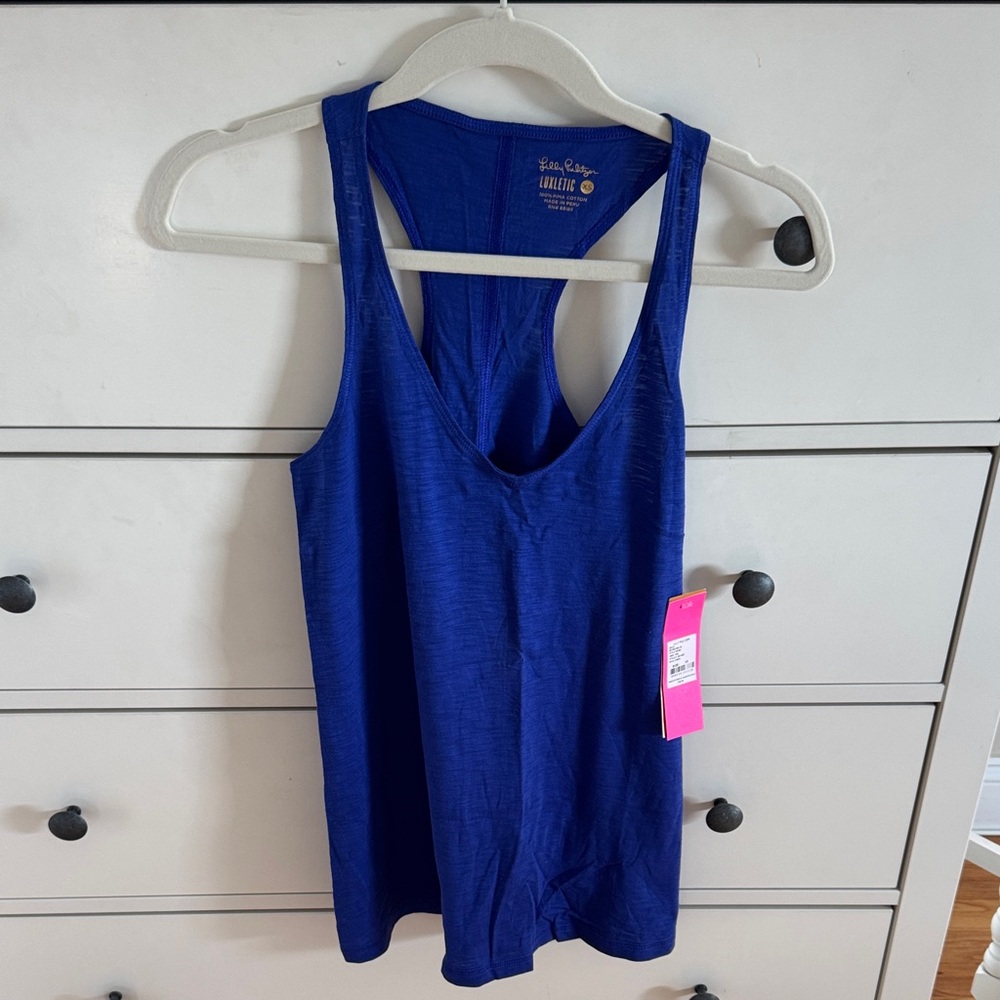 Lilly Pulitzer Women's Cobalt Blue Racerback Tank